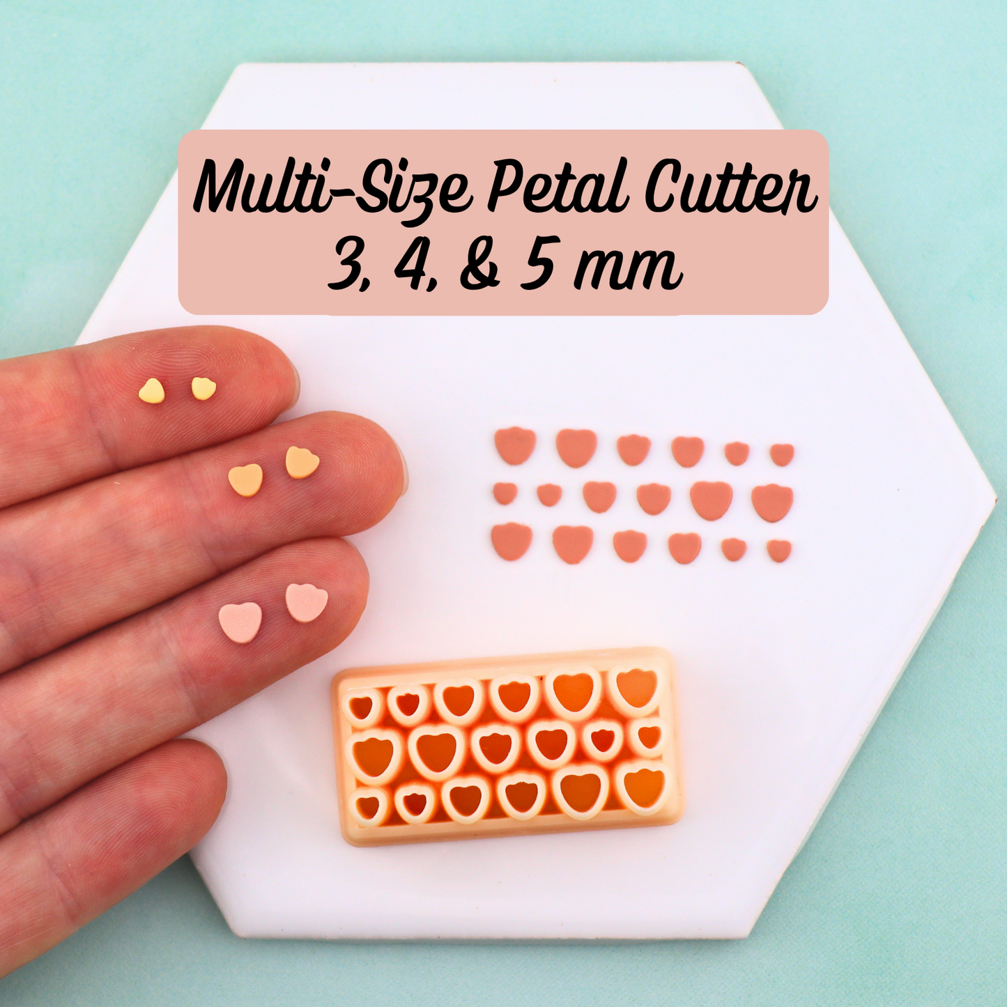 Scalloped Petal Duo Polymer Clay Cutter