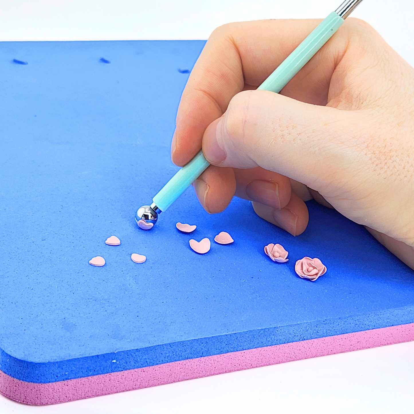 Floral Foam Pad for Sculpting Clay Petals & Leaves