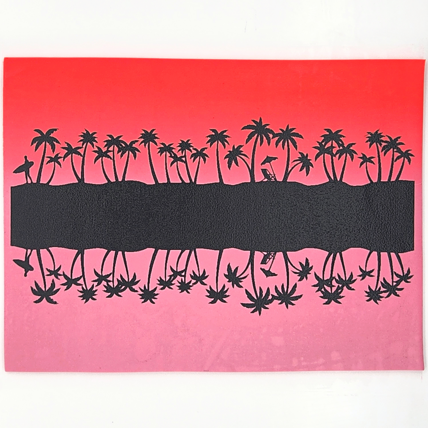Beach Silhouette Silk Screen