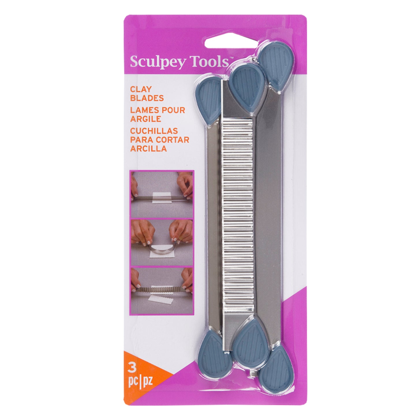 Sculpey Polymer Clay Tissue Blades - 3-Piece Set