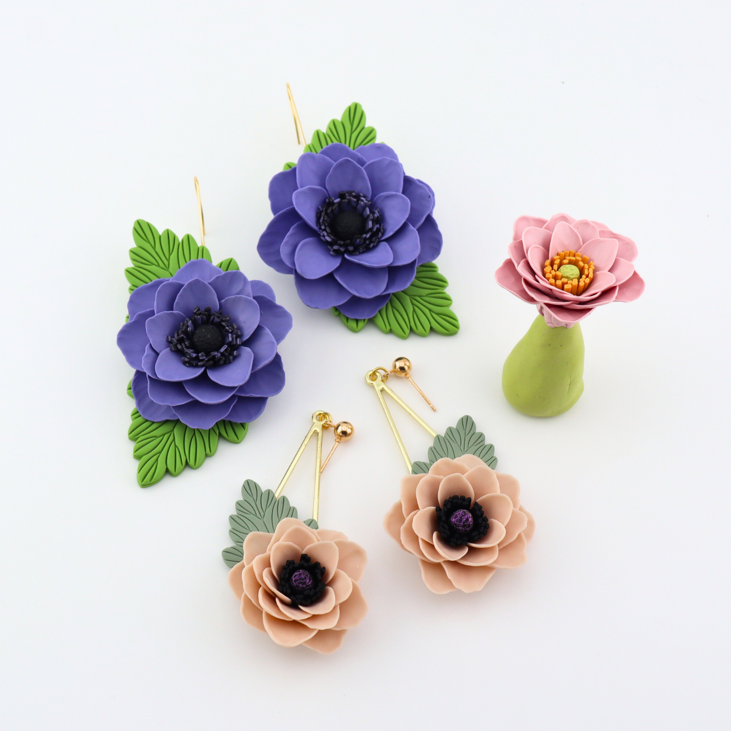 3D Anemone Polymer Clay Cutter Kit