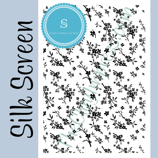 Branching Blossoms Silk Screen