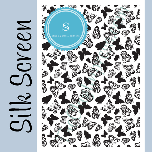Butterfly Frenzy Silk Screen
