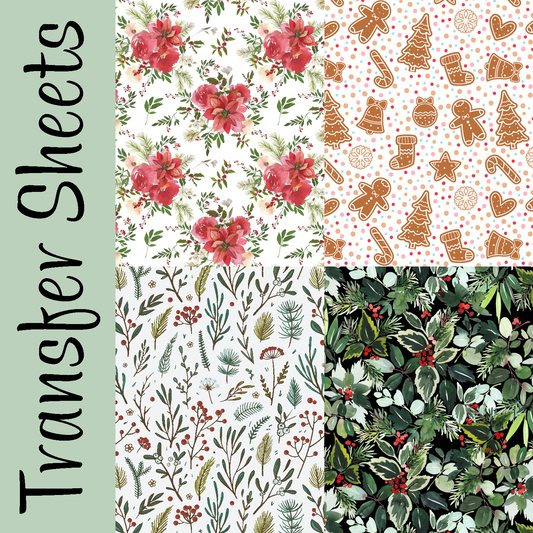 Christmas Medley #1 Transfer Sheets