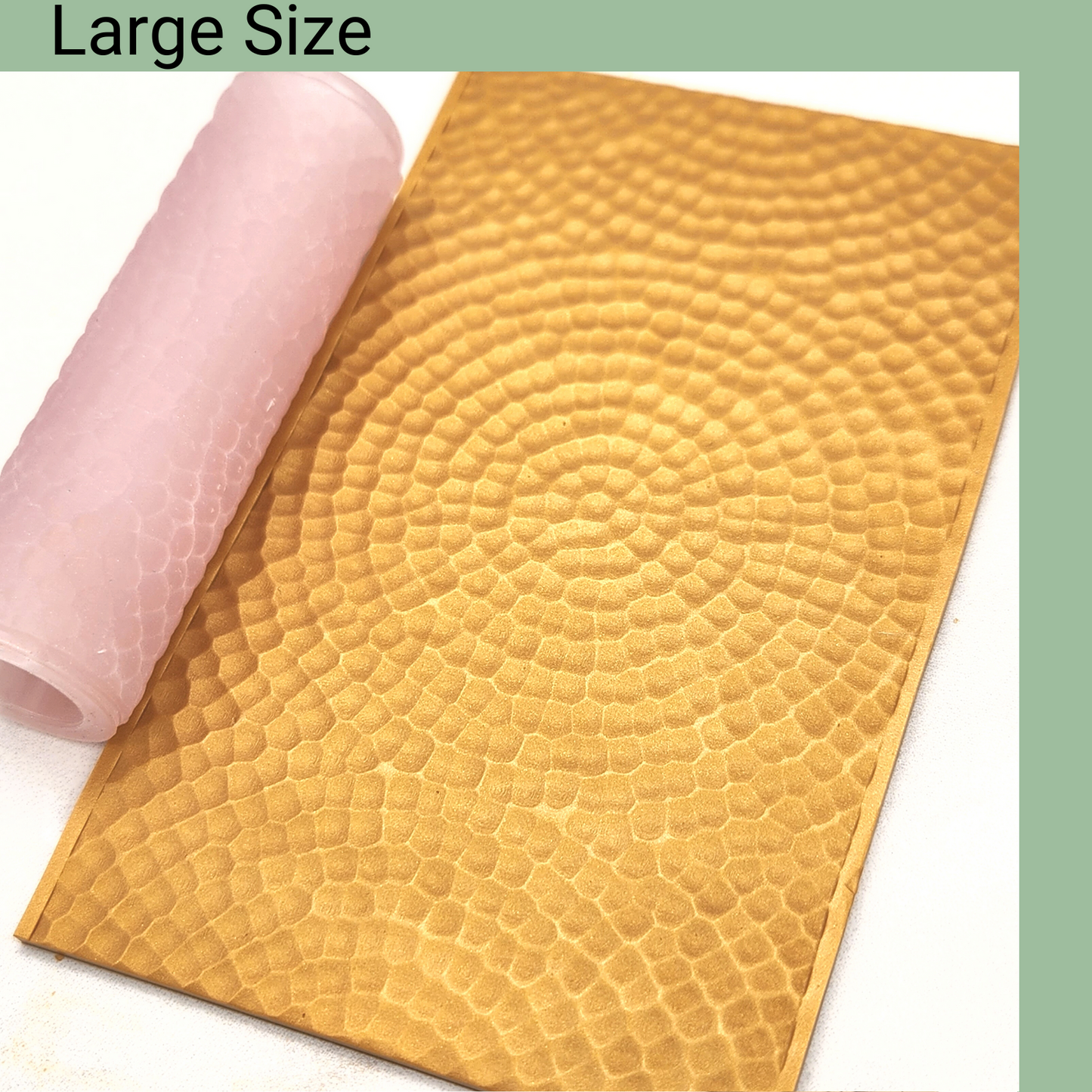 Hammered Metal Circles Texture Rollers
