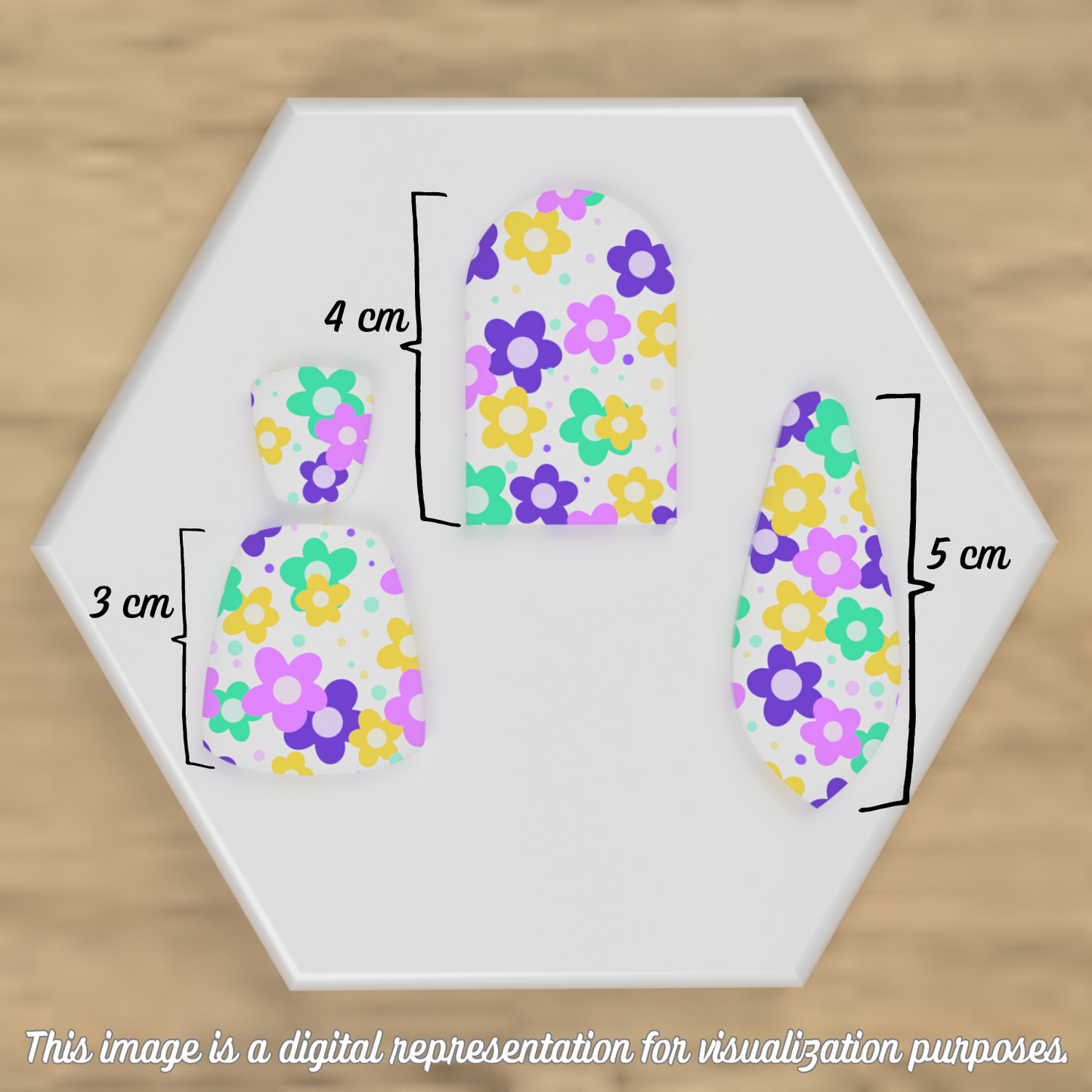 Mardi Gras Florals Transfer Sheets