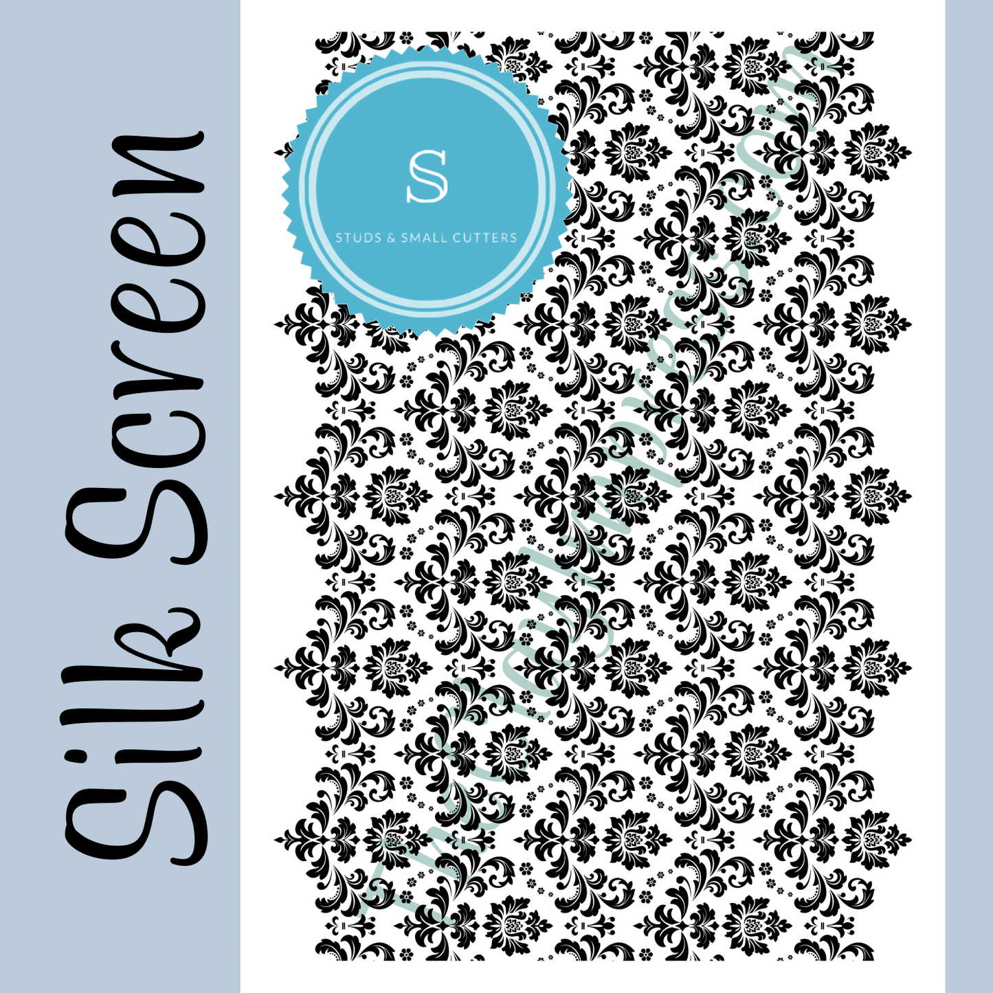 Damask Silk Screen