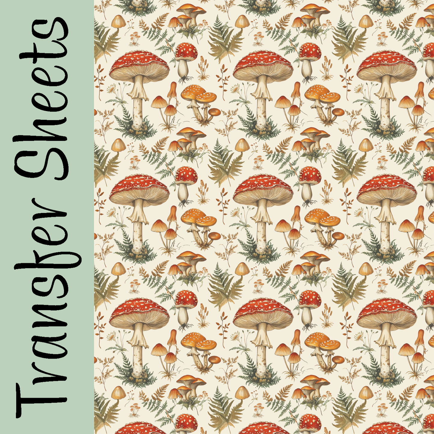 Deadly Mushroom Grove Transfer Sheets