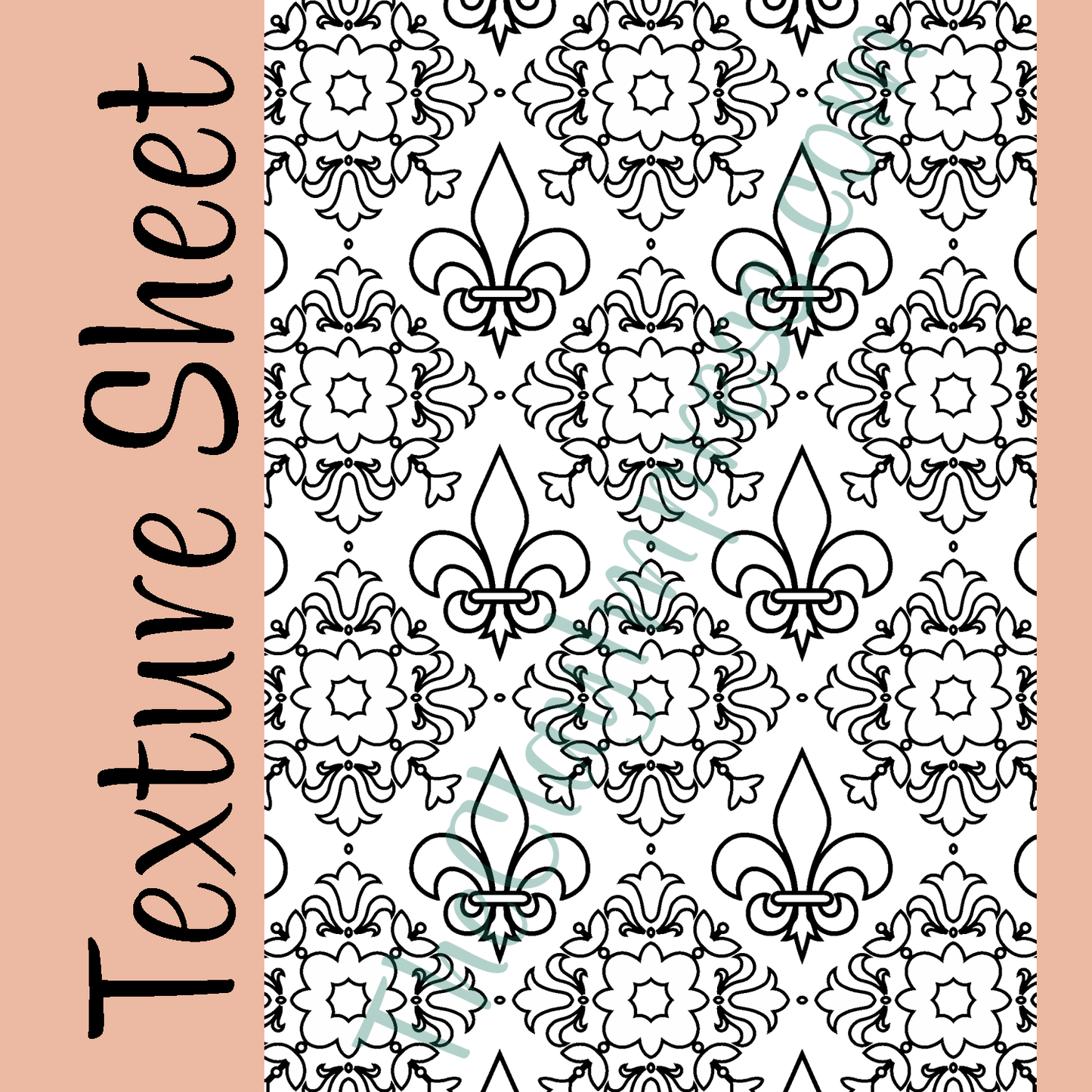 Fleur de Lis Tiles Texture Sheet