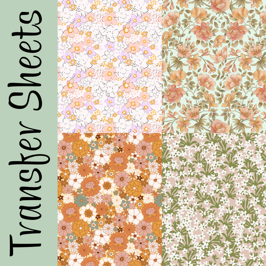 Floral Medley #2 Transfer Sheets