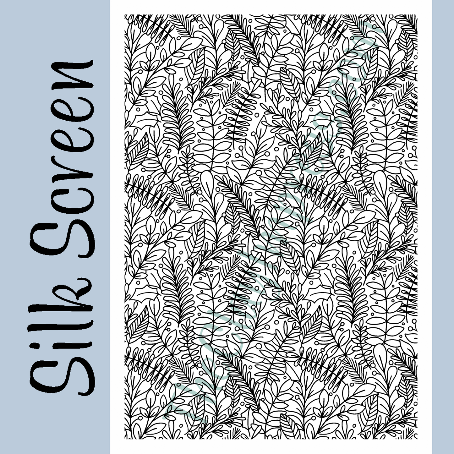 Funky Foliage Silk Screen