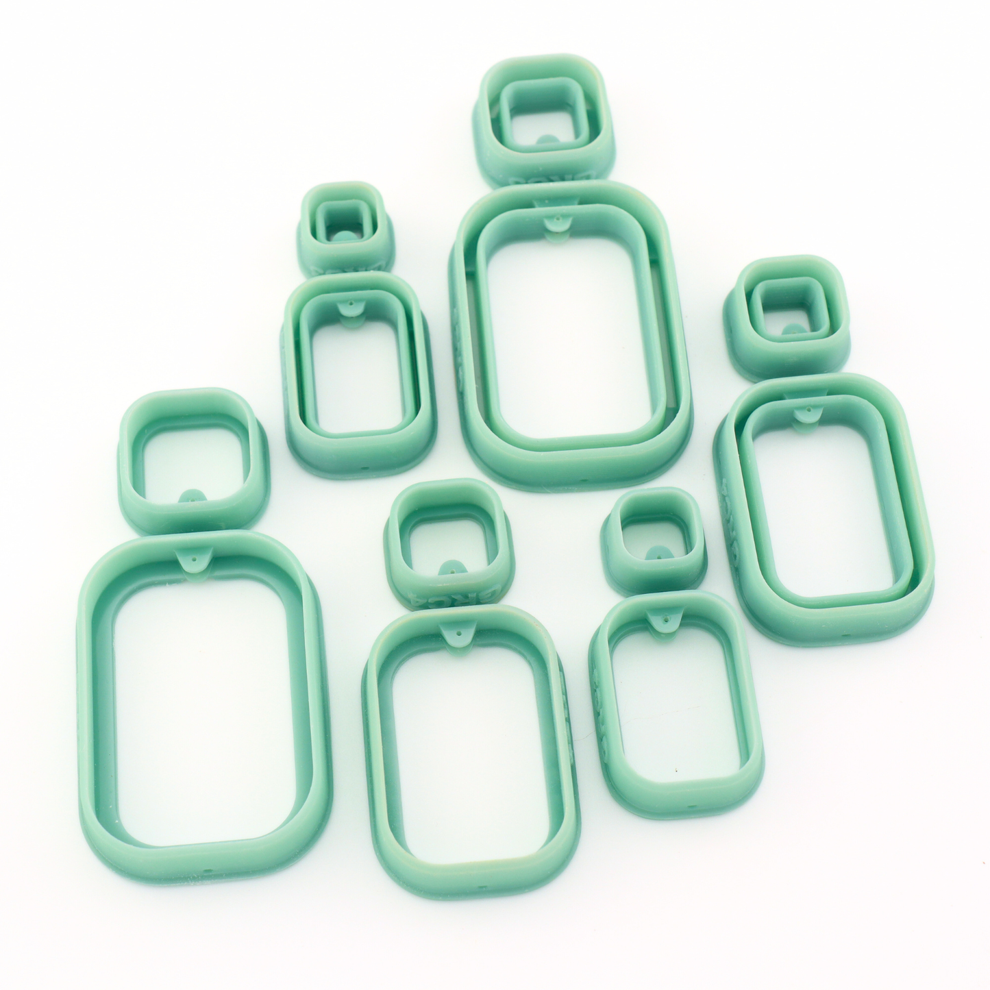 Grace Rectangle Polymer Clay Cutter Set