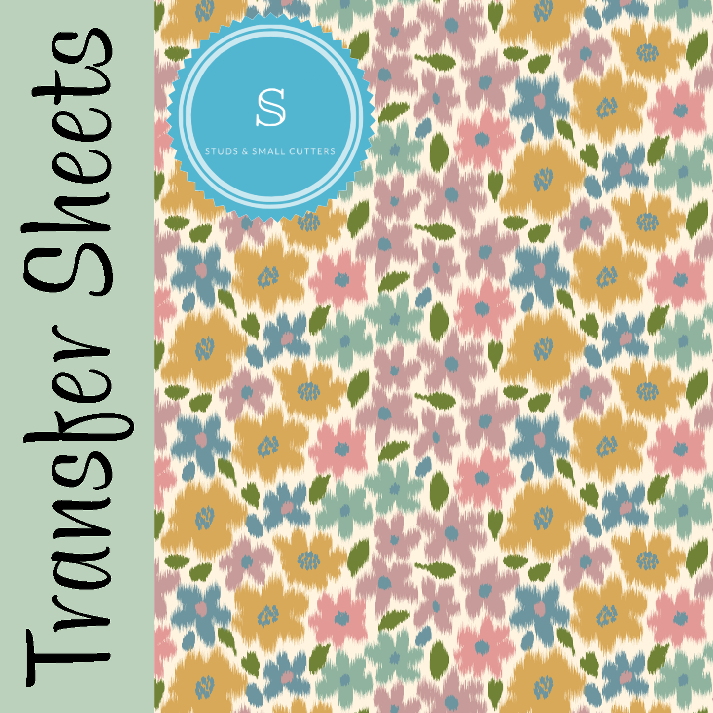 Ikat Meadow Transfer Sheets