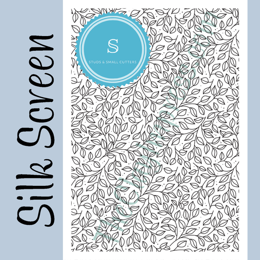 Leafy Branches Silk Screen