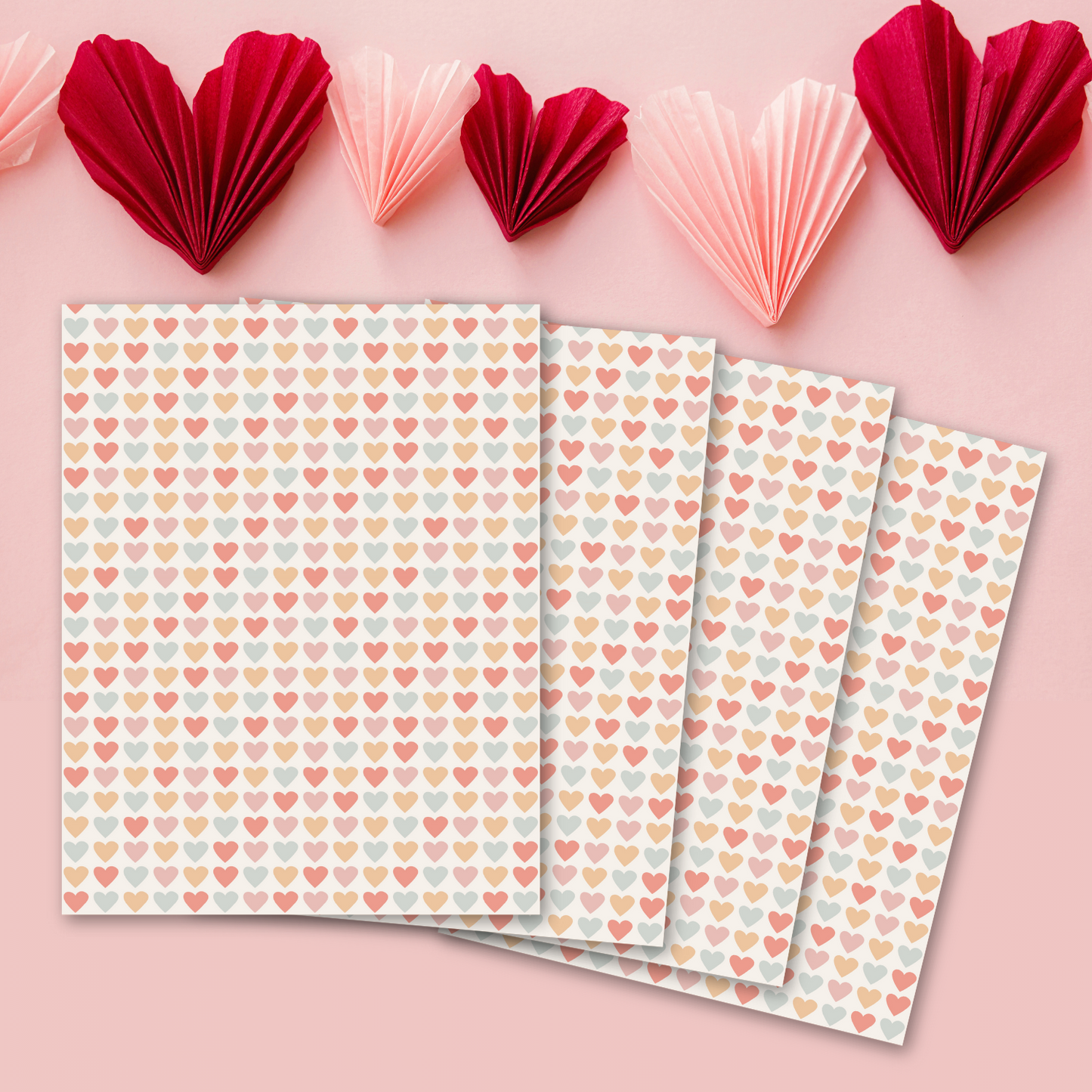 Plenty of Hearts Transfer Sheets