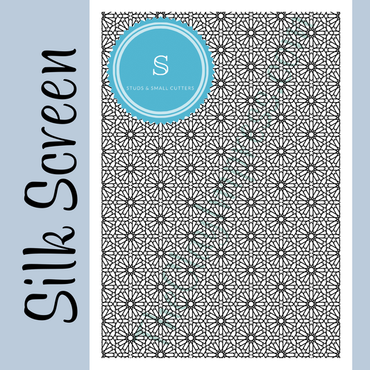 Moroccan Mosaic Silk Screen