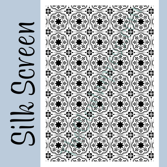 Moroccan Tiles Silk Screen