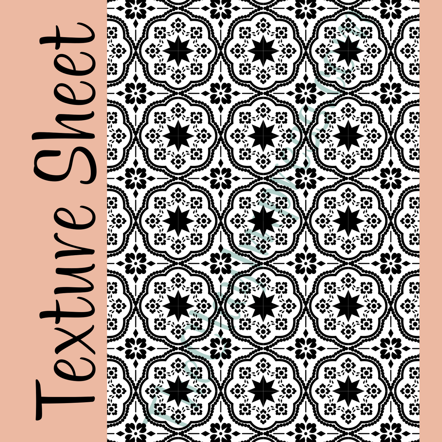 Moroccan Tiles Texture Sheet