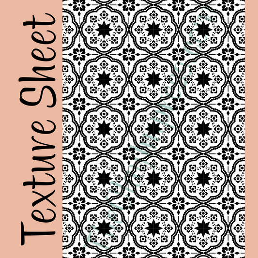 Moroccan Tiles Texture Sheet