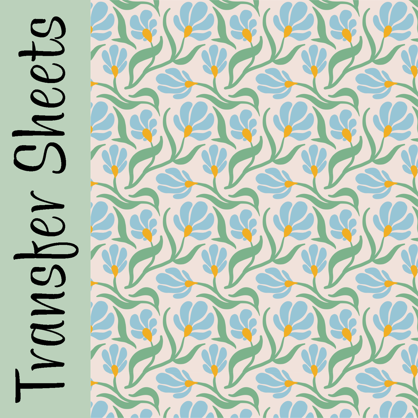 Nouveau Florals Transfer Sheets