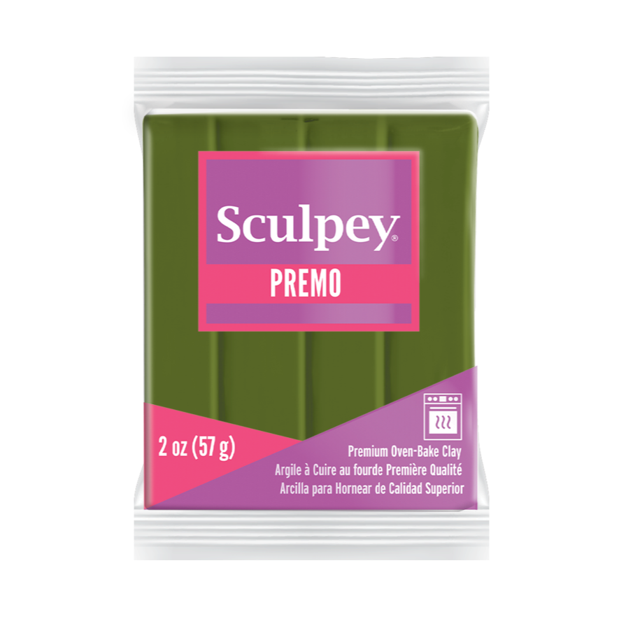 Sculpey Premo Spanish Olive Polymer Clay