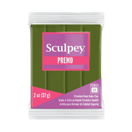 Sculpey Premo Spanish Olive Polymer Clay
