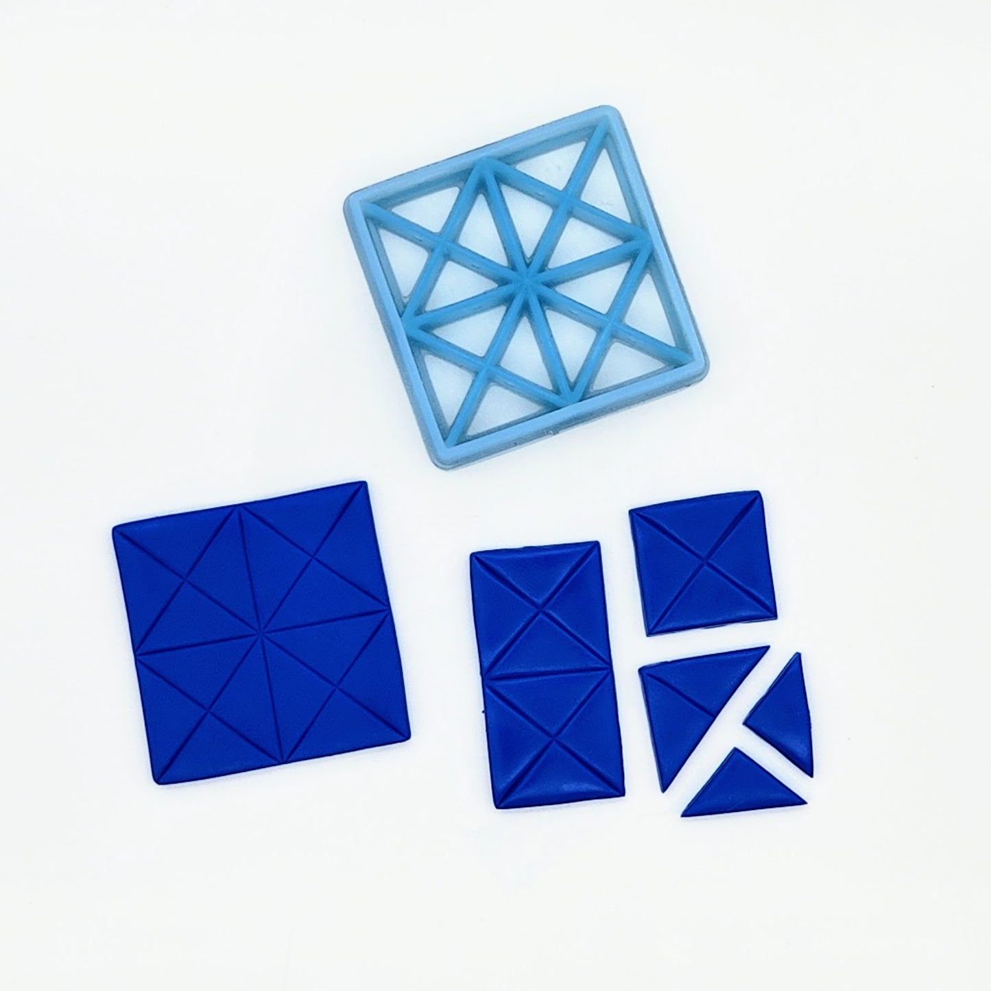 16 Parts Cutter for Polymer Clay Color Recipes