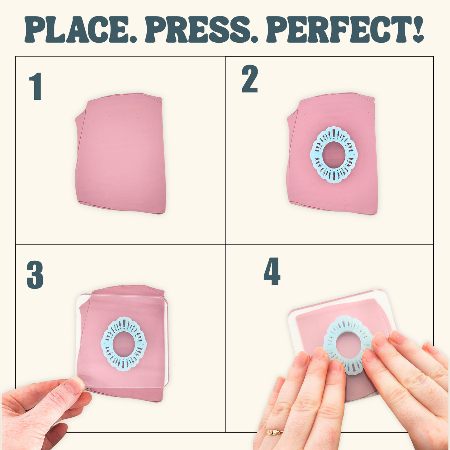 Acrylic Clay Cutter Press