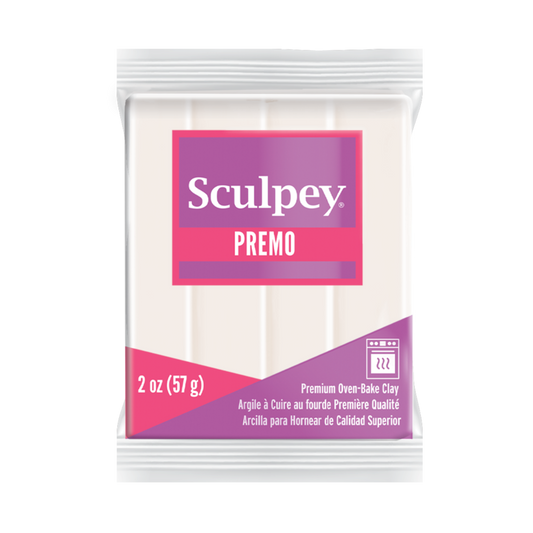 Sculpey Premo White Translucent Polymer Clay
