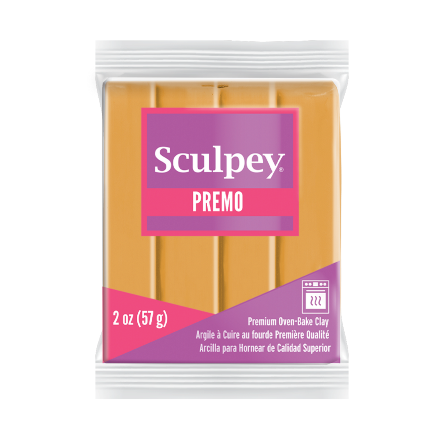 Sculpey Premo Mustard Polymer Clay