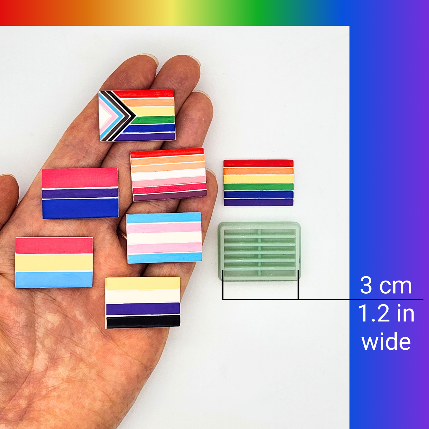 Pride Flag Polymer Clay Cutters