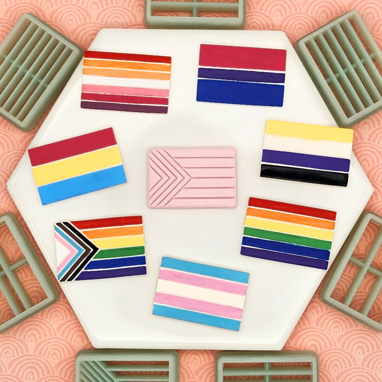 Pride Flag Polymer Clay Cutters
