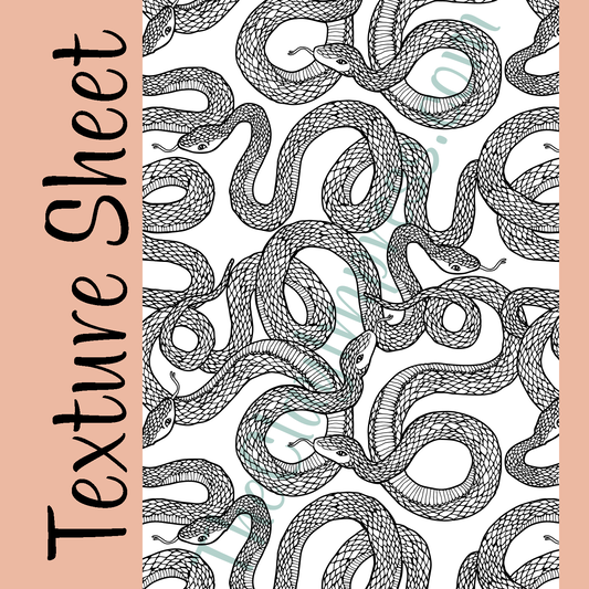 Slithering Snakes Texture Sheet