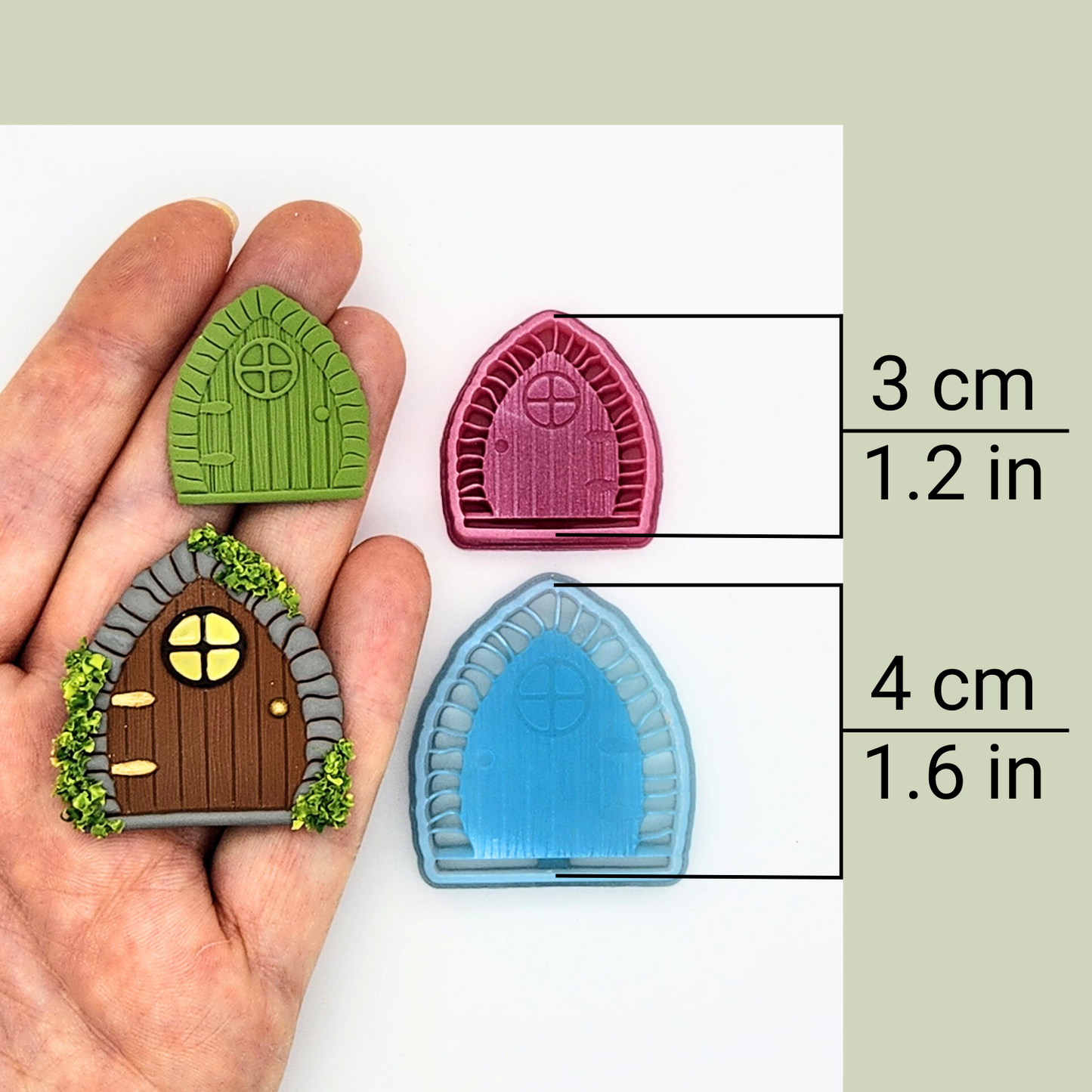 Fairy Door Polymer Clay Cutter