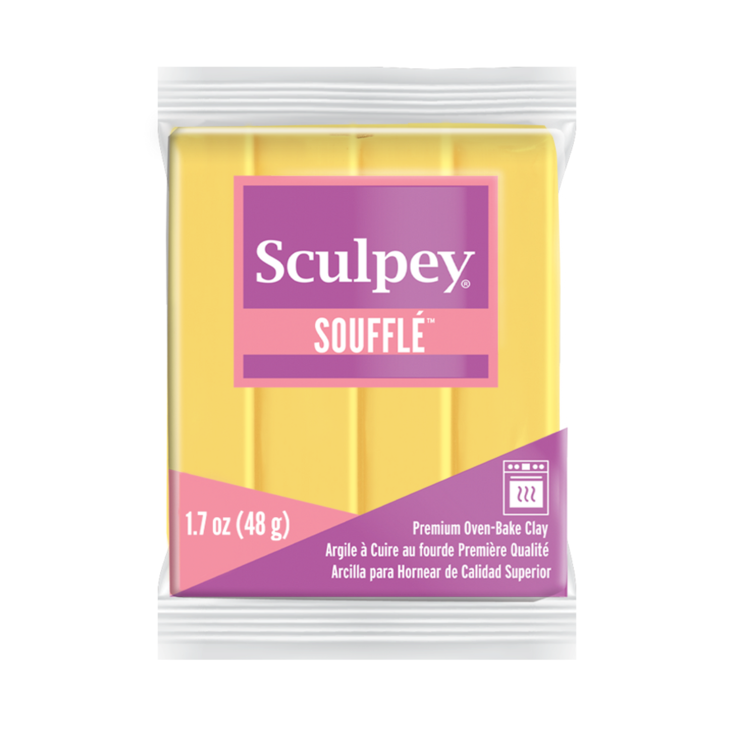 Sculpey Soufflé Canary Polymer Clay