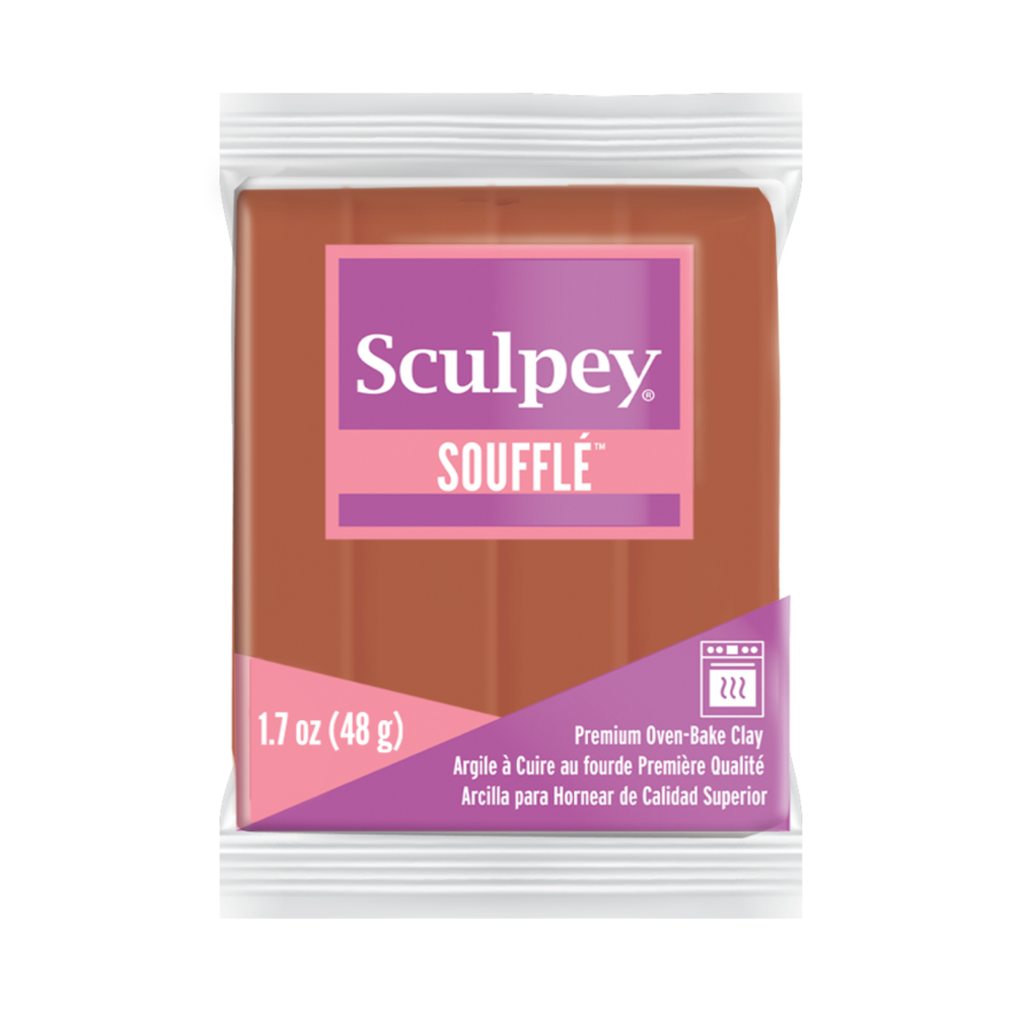 Sculpey Soufflé Cinnamon Polymer Clay