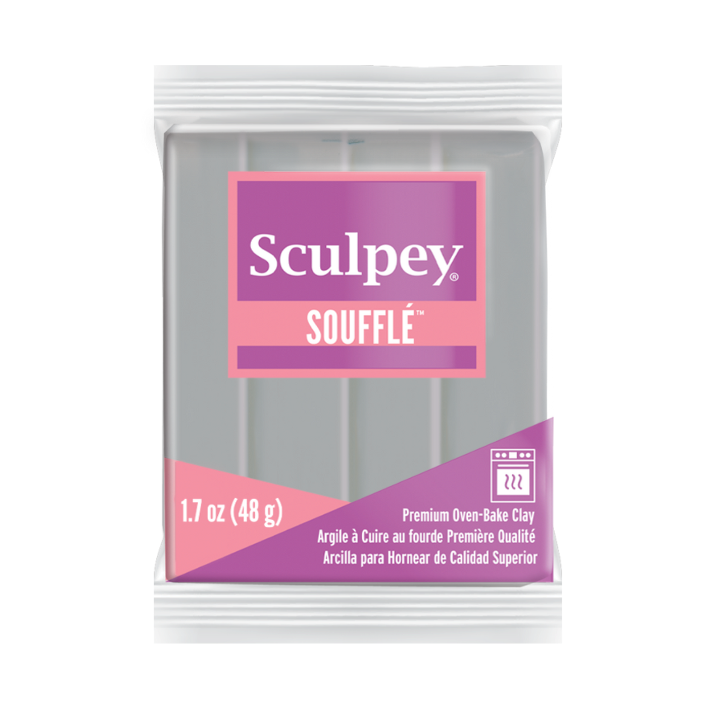 Sculpey Soufflé Concrete Polymer Clay