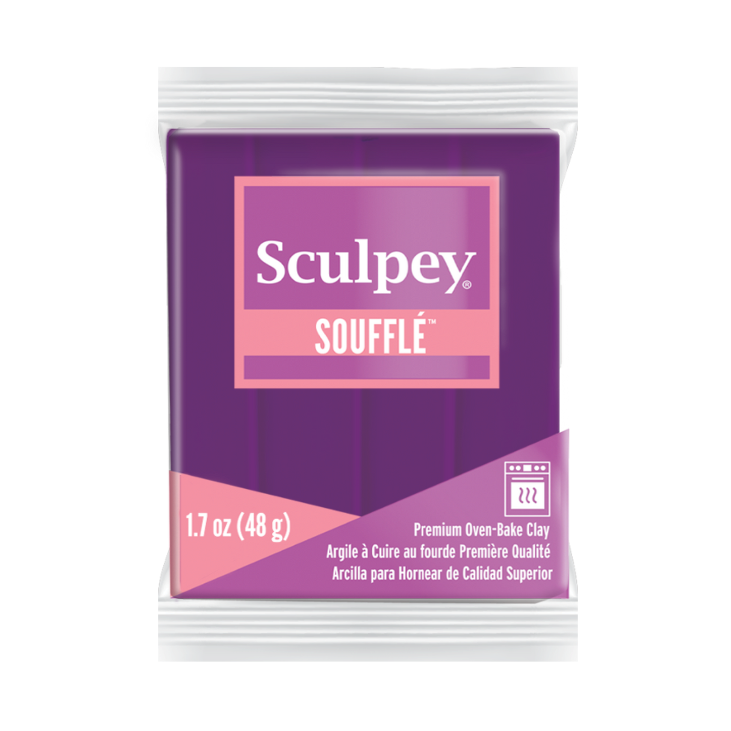 Sculpey Soufflé Grape Polymer Clay