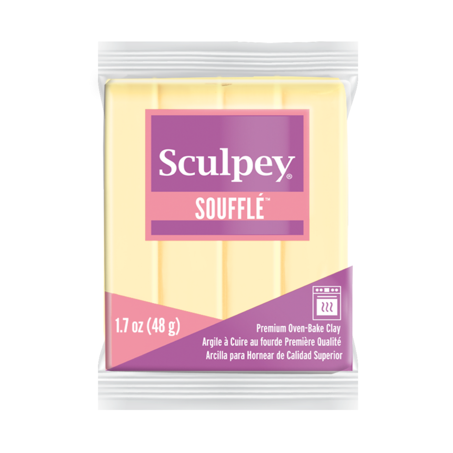 Sculpey Soufflé Ivory Polymer Clay