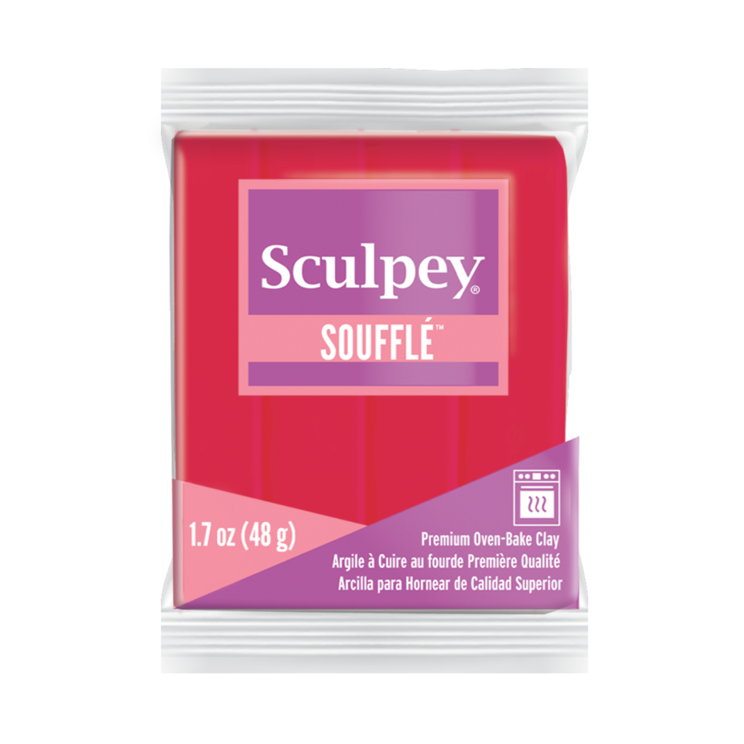 Sculpey Soufflé Raspberry Polymer Clay