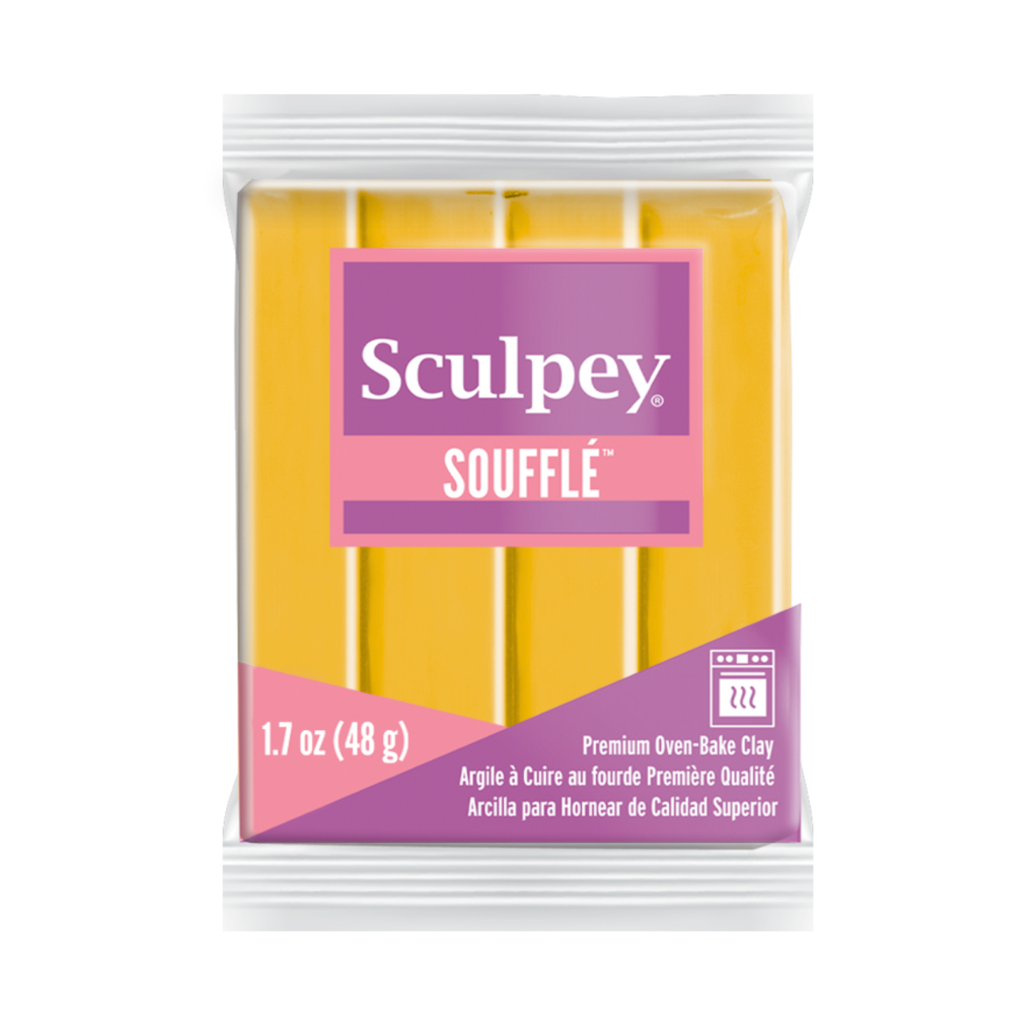 Sculpey Soufflé Yellow Ochre Polymer Clay