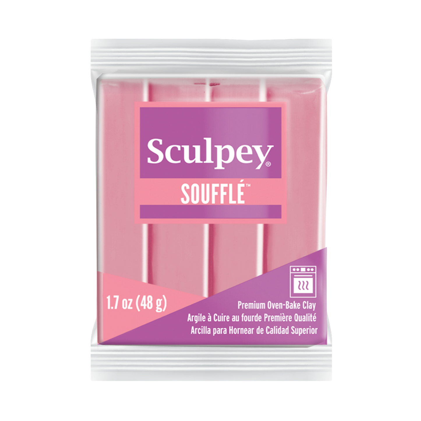 Sculpey Soufflé French Pink Polymer Clay