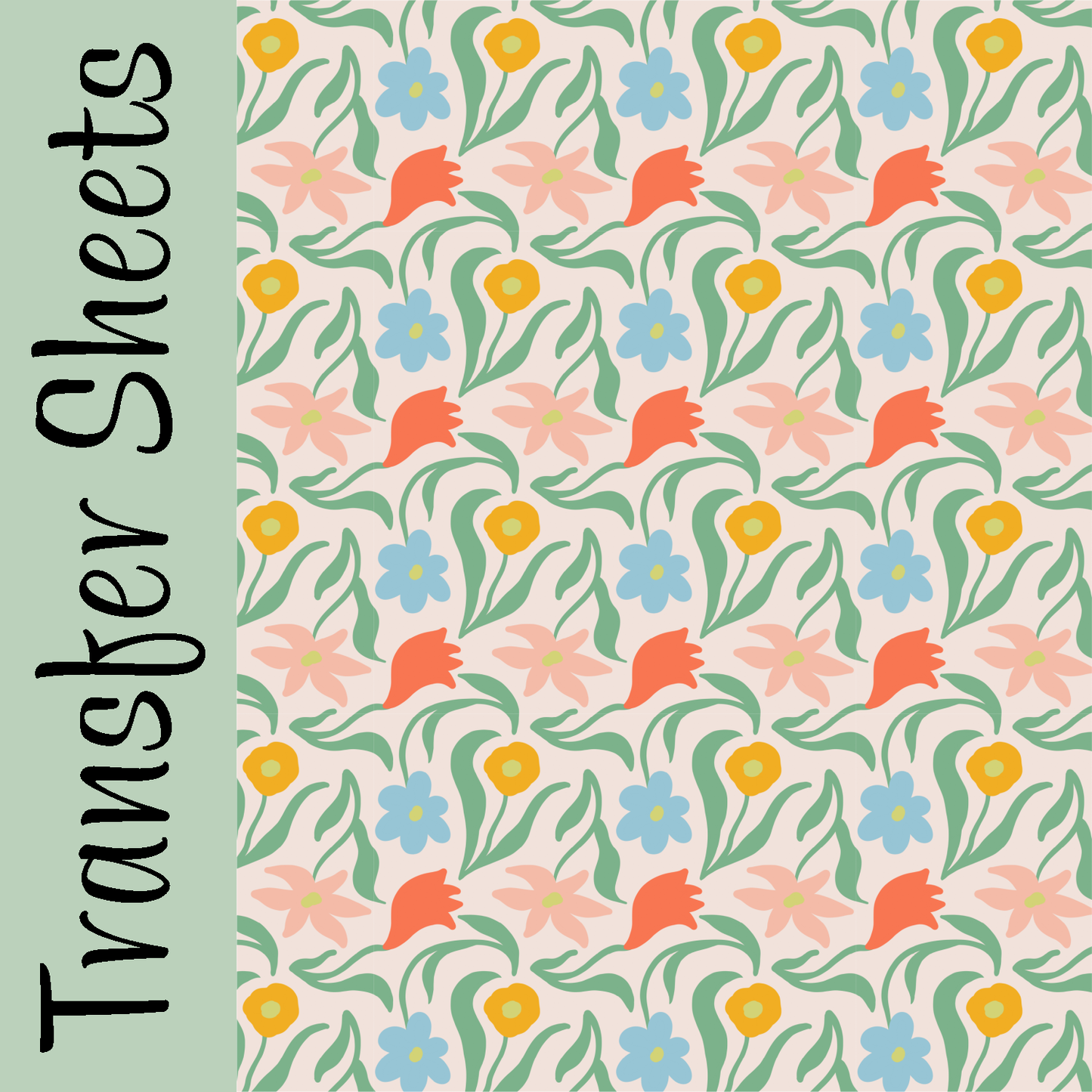 Sweet Spring Florals Transfer Sheets