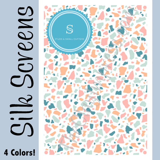 Terrazzo Silk Screens - Rotate & Layer