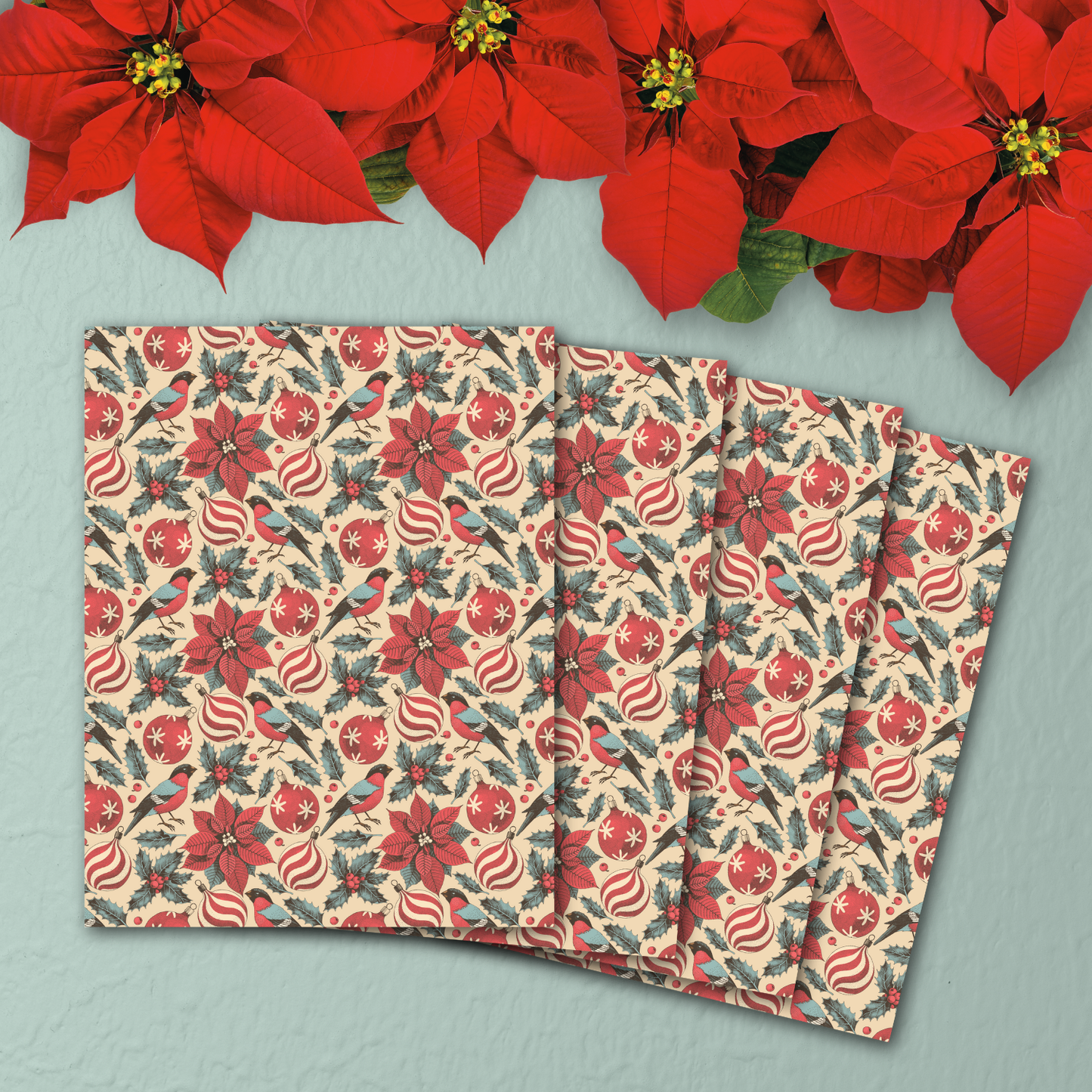 Yuletide Songbirds Transfer Sheets