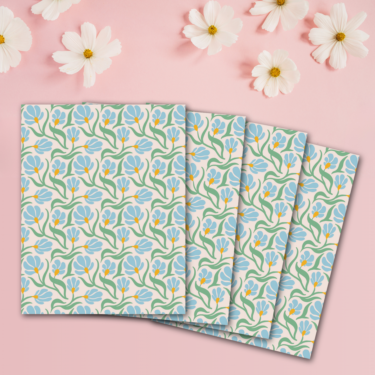 Nouveau Florals Transfer Sheets