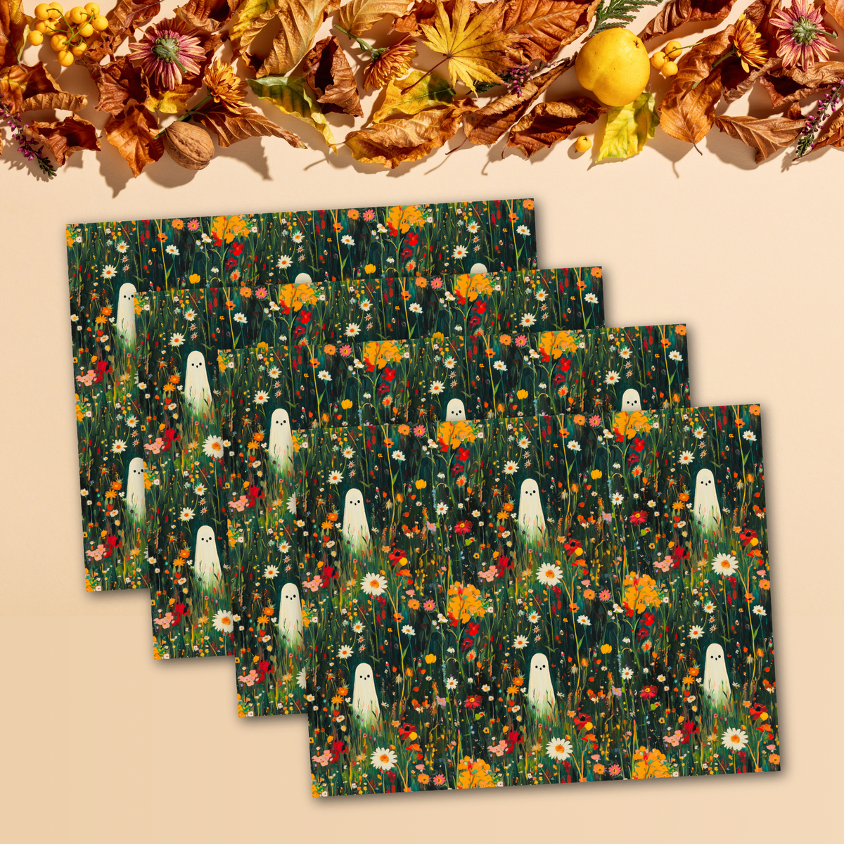 Haunted Night Garden Transfer Sheets