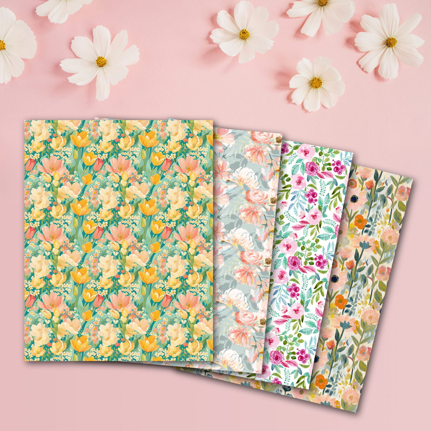 Floral Medley #4 Transfer Sheets