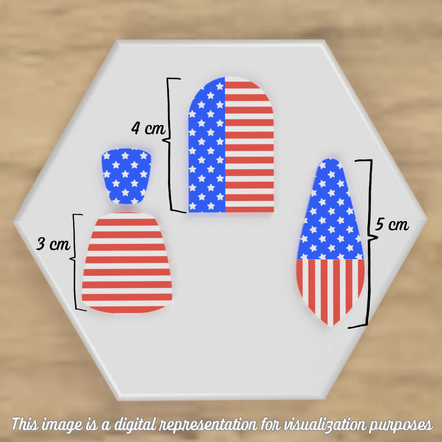 Stars and Stripes Transfer Sheets
