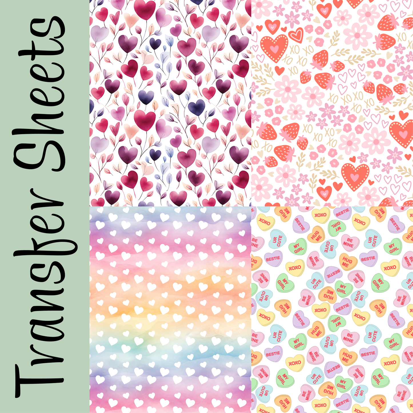Valentine's Day Medley #2 Transfer Sheets